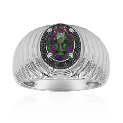 Anello in argento con Quarzo Mistico