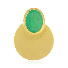 Ciondolo in argento con Smeraldo Socoto