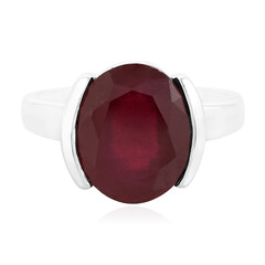 Anello in argento con Rubino del Madagascar