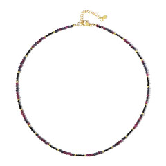 Collana in argento con Ematite Dorata