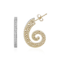 Orecchini in oro con Zircone (Ornaments by de Melo)