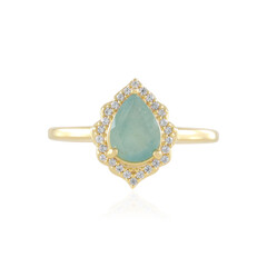 Anello in argento con Grandidierite