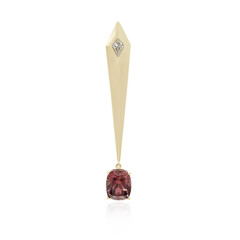 Ciondolo in oro con Zircone Rosa (de Melo)