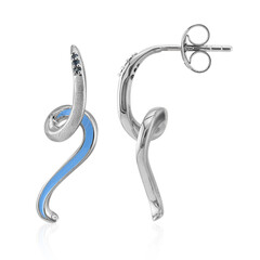 Orecchini in argento con Zaffiro Blu
