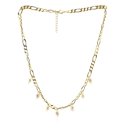 Collana in argento con Perla d'Acqua Dolce Bianca (TPC)