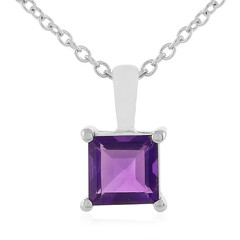Collana in argento con Ametista Zambiana