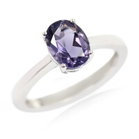 Anello in argento con Quarzo Mirtillo