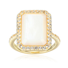 Anello in argento con Madreperla