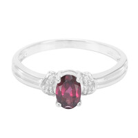 Anello in argento con Rodolite Brasiliana