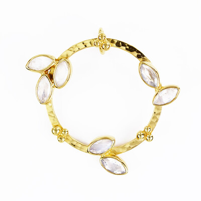 Ciondolo in argento con Labradorite Bianca