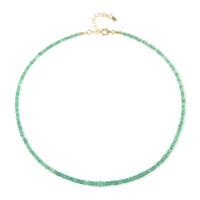 Collana in argento con Smeraldo Zambia