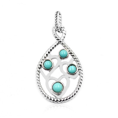 Ciondolo in argento con Turchese Campitos (Anne Bever)