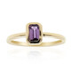 Anello in oro con Zaffiro Ceylon Porpora