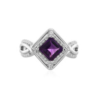 Anello in argento con Ametista del Marocco
