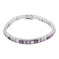 Bracciale in argento con Topazio Bianco