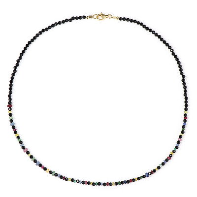 Collana in argento con Spinello Nero