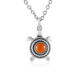 Collana in argento con Onice Rossa (Desert Chic)