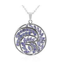 Collana in argento con Tanzanite