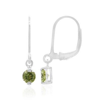 Orecchini in argento con Peridoto