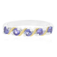 Anello in argento con Tanzanite