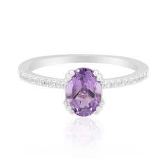 Anello in argento con Ametista