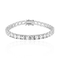 Bracciale in argento con Topazio Bianco