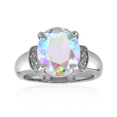 Anello in argento con Quarzo Moonlight
