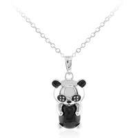 Collana in argento con Onice Nero
