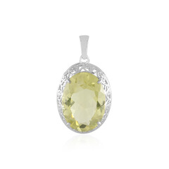 Ciondolo in argento con Quarzo Limone