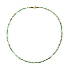 Collana in argento con Crisoprasio