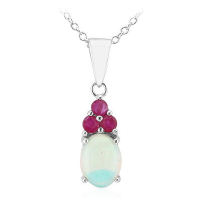 Collana in argento con Opale di Welo