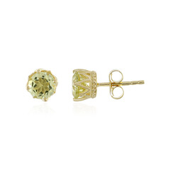 Orecchini in argento con Quarzo Ouro Verde