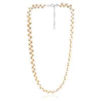 Collana in argento con Perla d'Acqua Dolce Pesca (TPC)