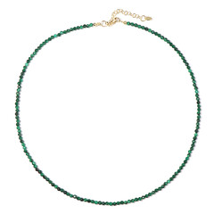 Collana in argento con Malachite
