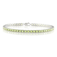 Bracciale in argento con Peridoto