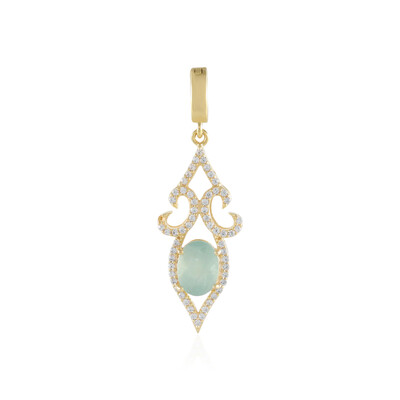 Ciondolo in argento con Grandidierite