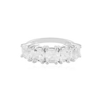Anello in argento con Quarzo Bianco