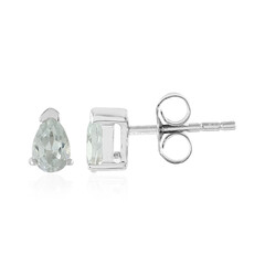 Orecchini in argento con Topazio Bianco