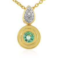 Collana in argento con Smeraldo Colombiano