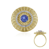 Anello in oro con Tanzanite AAA (Ornaments by de Melo)