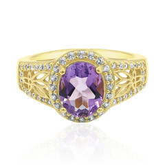 Anello in argento con Ametista