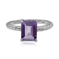 Anello in argento con Ametista