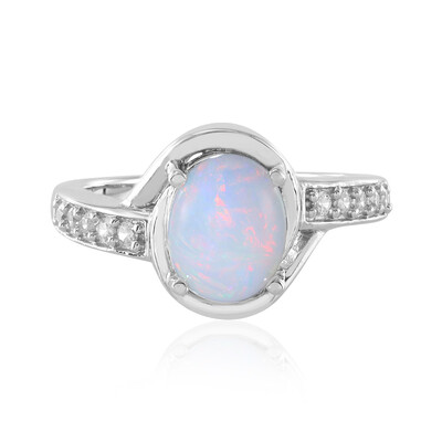Anello in argento con Opale di Welo