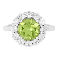 Anello in argento con Peridoto