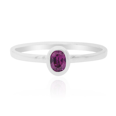 Anello in argento con Rodolite