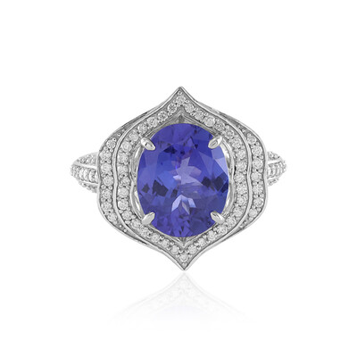Anello in oro con Tanzanite AAA (de Melo)