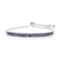 Bracciale in argento con Ametista Zambiana
