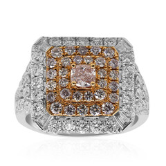 Anello in oro con Diamante Rosa I1 (CIRARI)