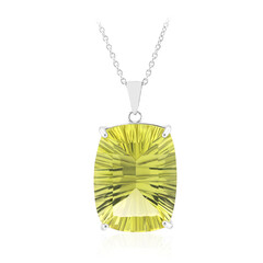 Collana in argento con Citrino Limone