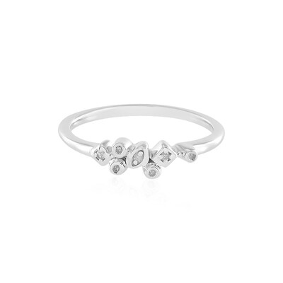 Anello in argento con Diamante I2 (I)